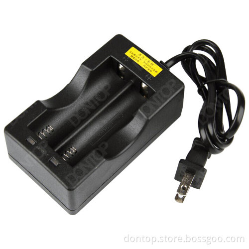 Universal 18650 Battery Charger Li-ion with Two Holder